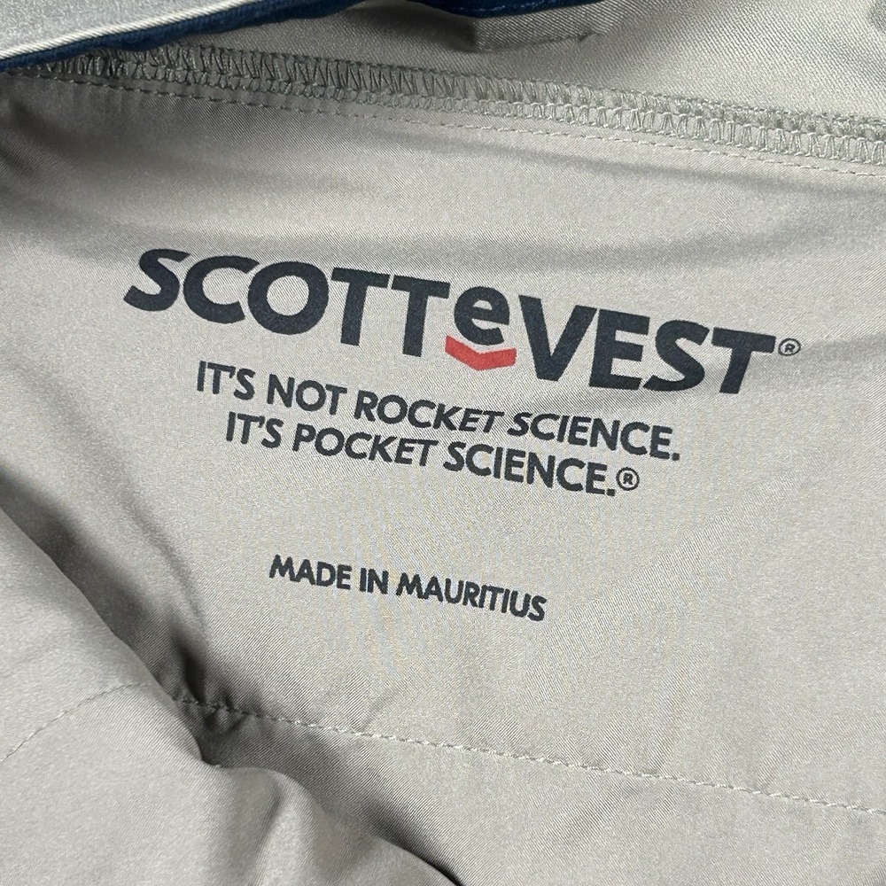 Scottevest Action Adventure Shorts Mens 42 Khaki Cargo Travel Hiking 17 Pocket - Picture 7 of 9